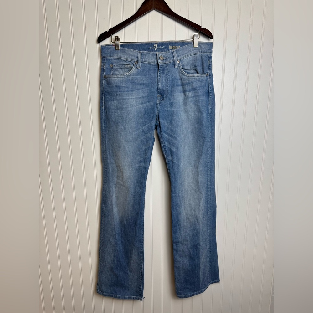 7 for all Mankind 7FAM Women's Boot Cut Jeans - Blue